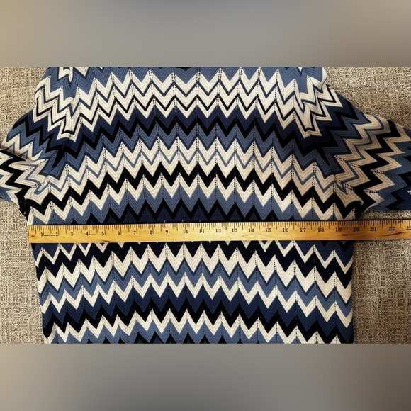 Alfred Dunner Chevron Knit Plus Size Women’s Sweater Long Sleeve Zigzag Sz 2X - Picture 8 of 9